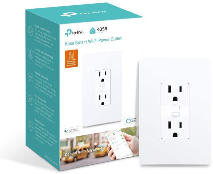 TP-Link	KP200	Kasa Smart Wi-Fi Power Outlet; 2-Sockets