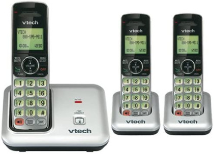 Vtech CS6619-3 Single Line Cordless Phone - 3 handsets