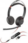 Poly	Blackwire 5220	Stereo USB Corded Headset